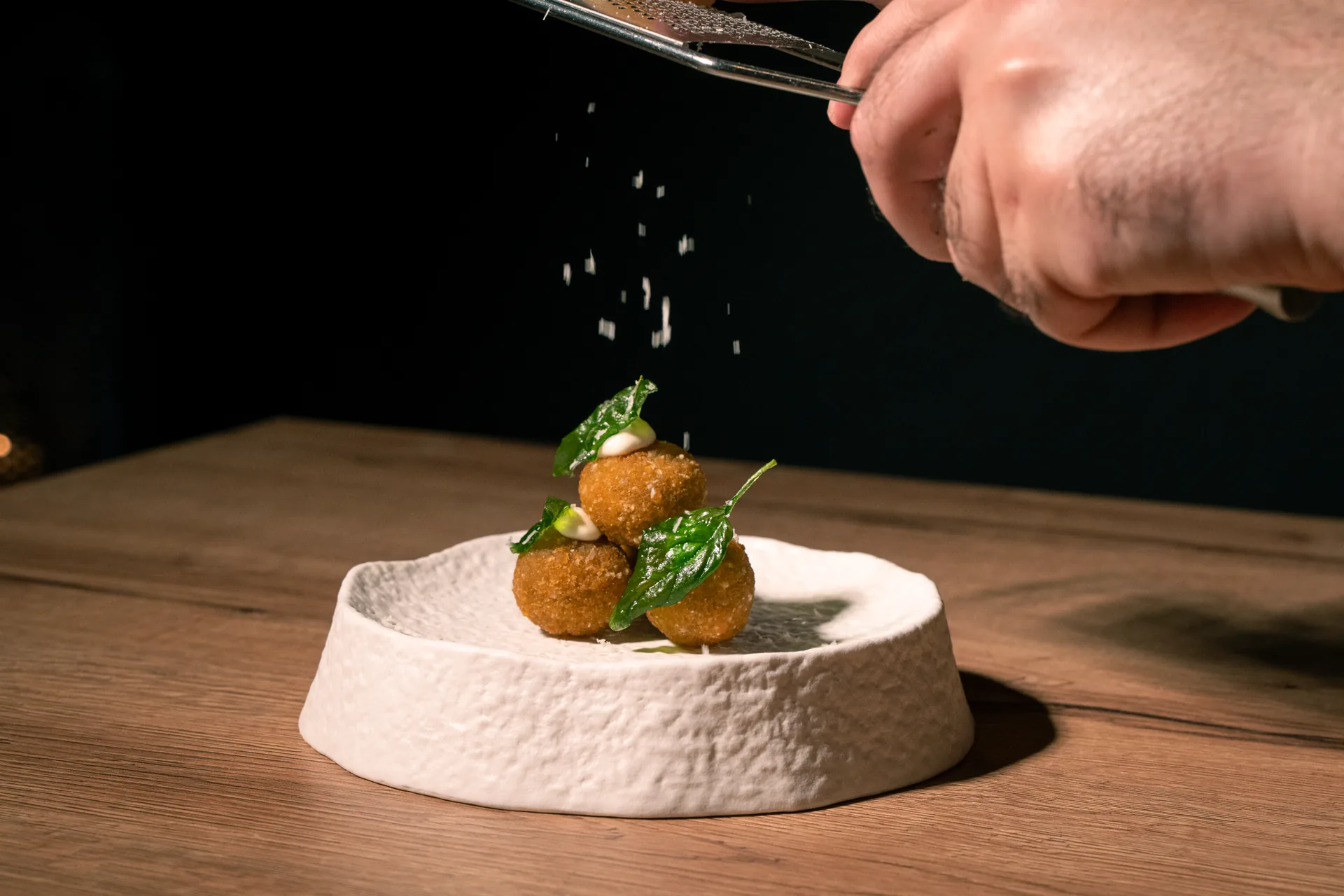 Arancini mit Parmesan — Fingerfood Hauseigenes Catering